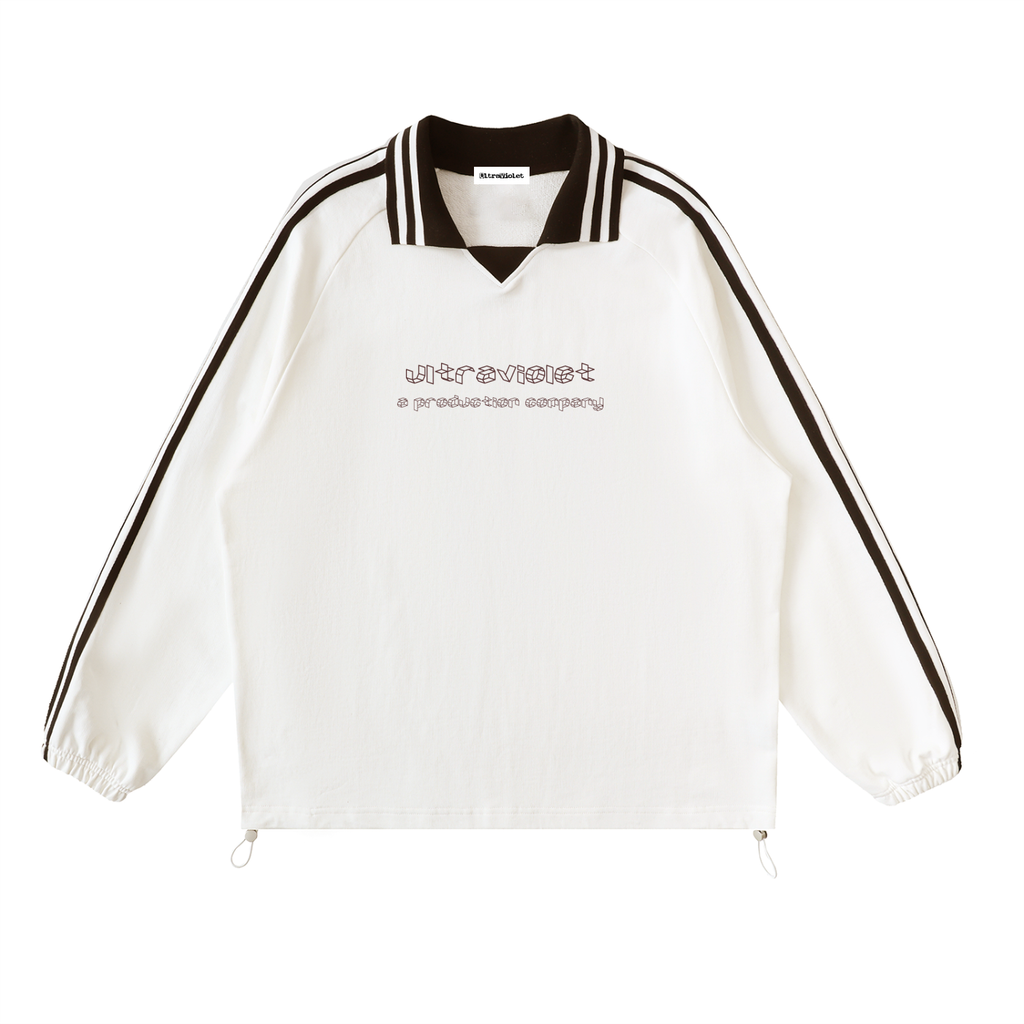White and Brown UV Sweatshirt