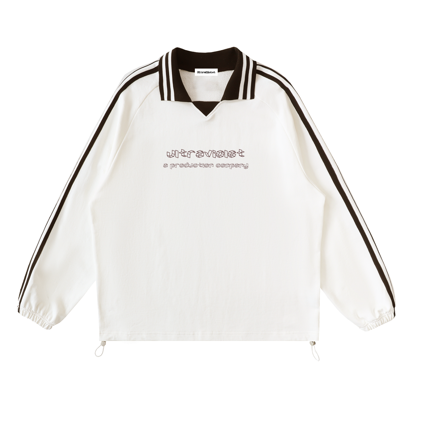 White and Brown UV Sweatshirt