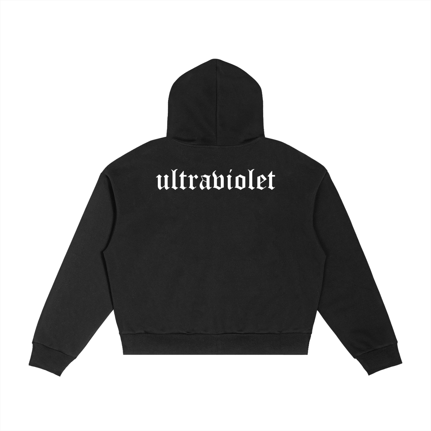 UV Plaid Boxy Hoodie
