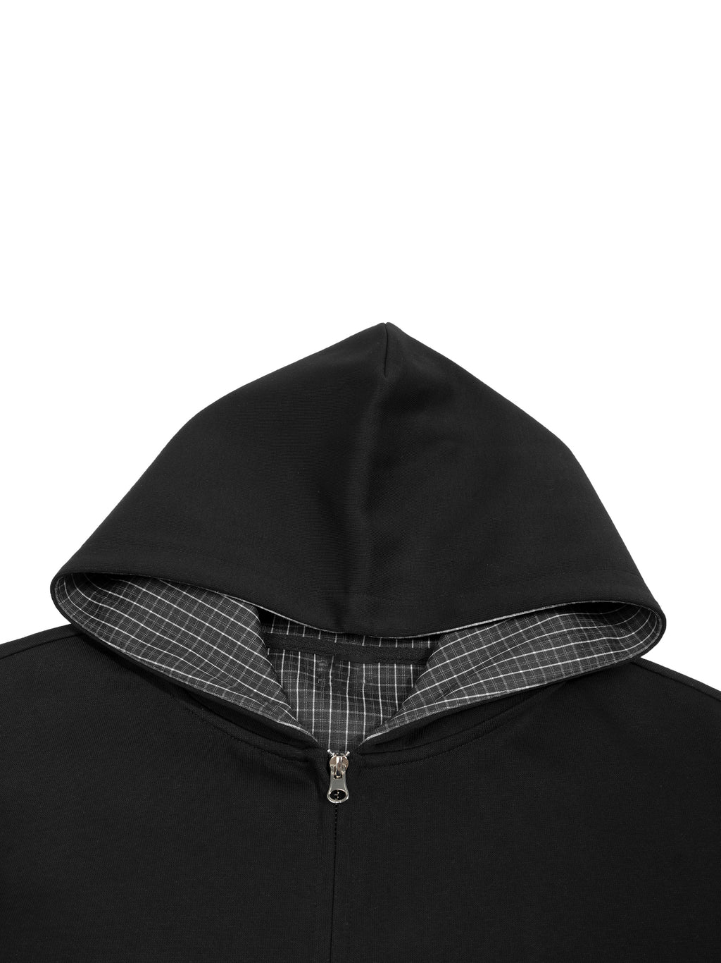UV Plaid Boxy Hoodie
