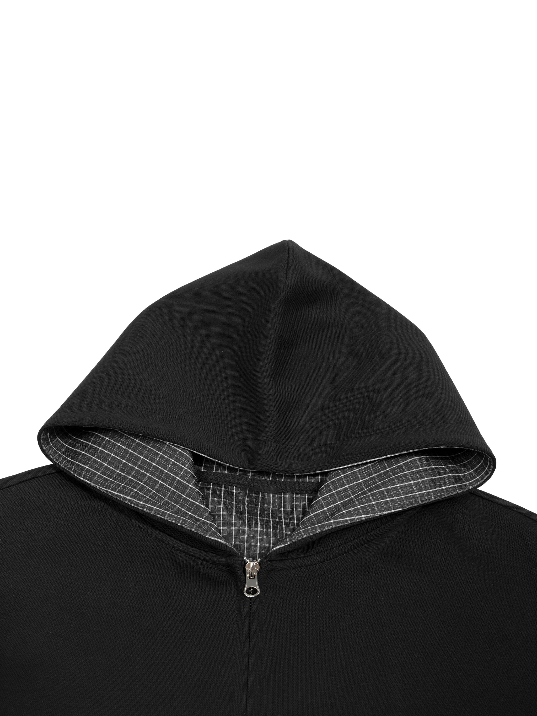 UV Plaid Boxy Hoodie